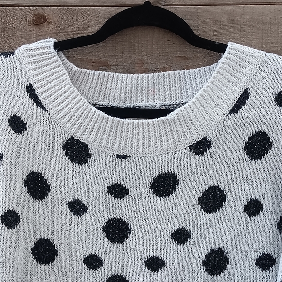 Cozy Casuals Polka Dotted Sweater Size 3X - Picture 2 of 7